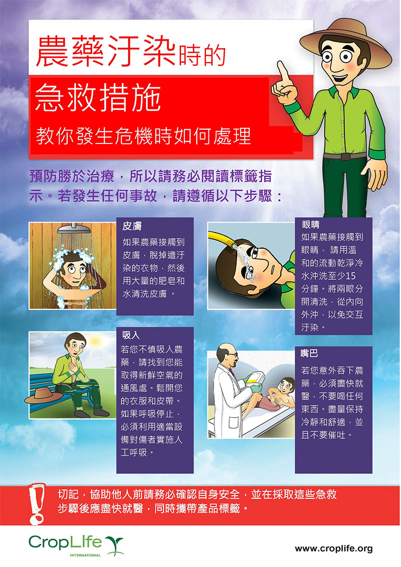 誤觸農藥時怎麼急救